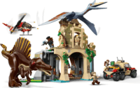 LEGO® Jurassic World: 76976 Spinosaurus és Quetzalcoatlus, légi küldetés