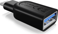 Icy Box IB-CB003 USB 3.0 F - USB 3.0 Type-C M Adapter - Fekete