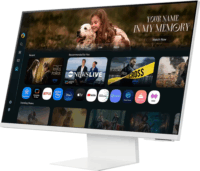 Samsung 32" LS32FM801U 16:9 4K UHD VA Smart Monitor - Fehér