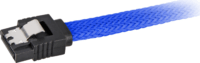 Sharkoon SATA 90° Kábel 0.60m (SATA III apa - SATA III apa) - Kék
