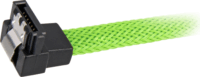 Sharkoon SATA 90° Kábel 0.30m (SATA III apa - SATA III apa) - Zöld