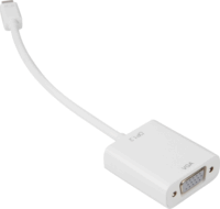 Sharkoon Mini Displayport apa - VGA anya Adapterkábel 0.15m - Fehér