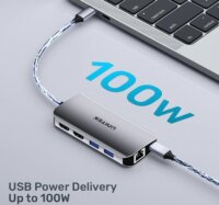 Unitek D1122A01 8 in 1 Univerzális USB-C Laptop Dokkoló 100 Watt