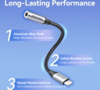 Vention BMBHA Lightning apa - 3.5mm Jack anya Átalakító Adapter - Szürke
