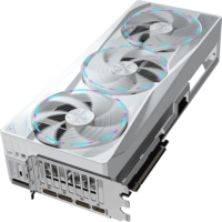 Gigabyte GeForce RTX 5090 32GB GDDR7 Aorus Stealth Ice Videókártya - Fehér