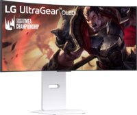 LG 34" 34GX90SA 21:9 UWQHD OLED Ívelt Smart Gaming Monitor - Fehér