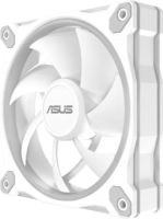 Asus MR120 Prime Reverse 120mm PWM ARGB Rendszerhűtő ventilátor - Fehér