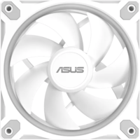 Asus MR120 Prime Reverse 120mm PWM ARGB Rendszerhűtő ventilátor - Fehér