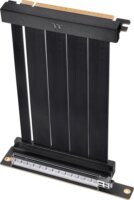 Thermaltake PCI-E 4.0 Dual 90 Degree Riser Kábel Adapter 13 cm - Fekete