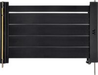 Thermaltake PCI-E 4.0 Dual 90 Degree Riser Kábel Adapter 13 cm - Fekete