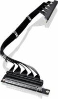 Thermaltake PCI-E 4.0 Dual 90 Degree Riser Kábel 40 cm - Fekete