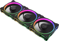 Asus MR120 Prime 120mm PWM ARGB Rendszerhűtő ventilátor 3db - Fekete