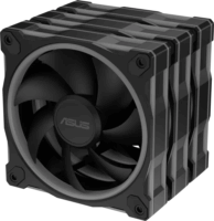 Asus MR120 Prime 120mm PWM ARGB Rendszerhűtő ventilátor 3db - Fekete