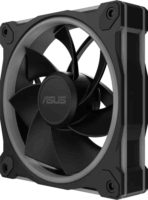 Asus MR120 Prime Reverse 120mm PWM ARGB Rendszerhűtő ventilátor - Fekete