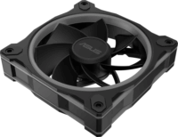Asus MR120 Prime Reverse 120mm PWM ARGB Rendszerhűtő ventilátor 3db - Fekete