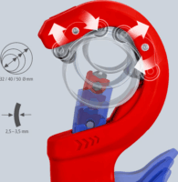 Knipex 90 23 02 BK Csővágó - 50 mm