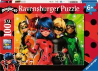Ravensburger Gyermek kirakó - Mission Ladybug 100 darabos puzzle
