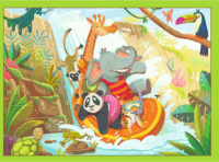 Ravensburger Speedy 140 darabos puzzle