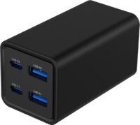 Gembird 2A2C 2xUSB-A / 2xUSB-C Hálózati Gyorstöltő Adapter 65W - Fekete