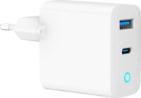 Gembird PDQC45L USB-A / USB-C Hálózati Gyorstöltő Adapter 45W - Fehér