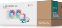 DeepCool LE240 240mm RGB AiO Univerzális CPU Vízhűtés - Fehér