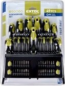 Extol Craft 53146 Csavarhúzó Készlet (49db / csomag)