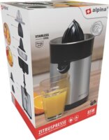 Alpina 47342 Elektromos Citrusprés 85W - Fekete / Acél