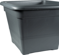 Flair Sydney 61232 20x20cm Szögletes virágcserép - Szürke