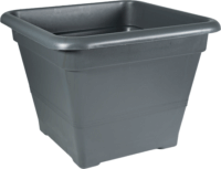 Flair Sydney 61232 20x20cm Szögletes virágcserép - Szürke