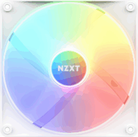 NZXT F140 Core 140mm PWM RGB Rendszerhűtő - Fehér (2db/csomag)