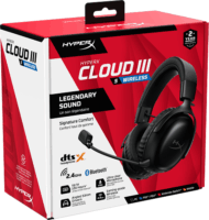 HP HyperX Cloud III S Wireless Gamer Fejhallgató Headset - Fekete