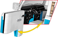 COBI 24362 Volkswagen T2b Busz 2366 darabos Építőjáték