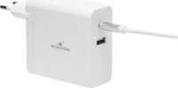 Bluestork PW-NB-65-C-W USB-C / USB-A Hálózati Gyorstöltő Adapter 65W + 1.8m USB-C kábel - Fehér
