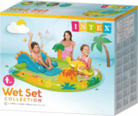 Intex 57166NP Felfújható kicsi dinó gyerek medence 191 x 152 x 58 cm - Mintás