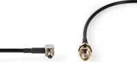 Nedis CSGB02125BK02 TS-9 apa - SMA anya Átalakító Adapter - Fekete