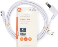 Nedis CEGL11055WT20 220V Hálózati Tápkábel 2m - Fehér
