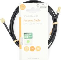 Nedis CSGL02010BK20 SMA apa - SMA anya kábel 2m - Fekete