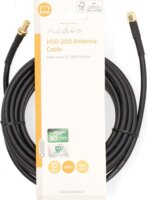 Nedis CSGL02400BK50 SMA apa - SMA anya kábel 5m - Fekete
