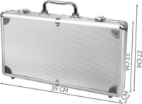 Globiz DA00006 Póker készlet fém bőröndben