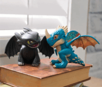 Dream Works Így neveld a sárkányodat Mini interaktív sárkány figura - Fogatlan