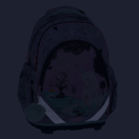 Ars Una Cute Animals Unicorn anatómiai iskolatáska - Mintás