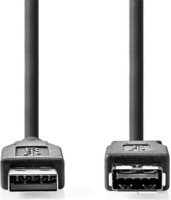Nedis CCGL61010BK20 USB-A apa - USB-A anya 3.2 Gen1 Hosszabbító kábel 2m - Fekete