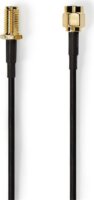 Nedis CSGL02210BK50 SMA apa - RP-SMA Anya Antenna kábel 5m - Fekete