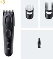 Braun HC 5530 Vezeték nélküli Akkus Nedves-Száraz Hajvágó - Fekete