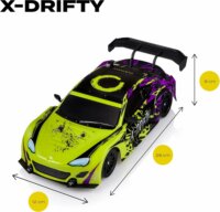 Overmax X Drifty Távirányítós autó - Fekete / Neon sárga