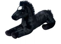 Nicotoy Fekete Ló Plüss figura 60 cm