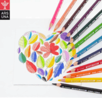 Ars Una Háromszögletű színes ceruza készlet (12 db / csomag) - Vegyes színek