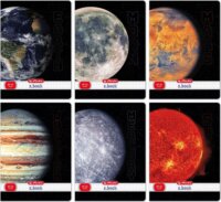 Herlitz Bolygó mintás 32 lapos A4 négyzetrácsos füzet - Többféle