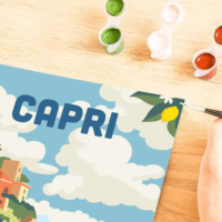 Ravensburger CreArt Kifestő készlet - Capri