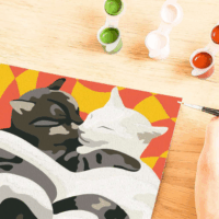 Ravensburger CreArt Kifestő készlet - Cica szerelem